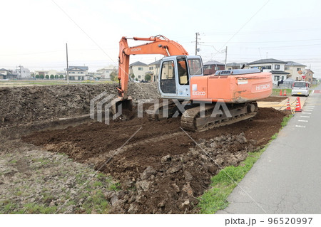 水田の埋め立て工事 水田の埋め立て工事 96520997