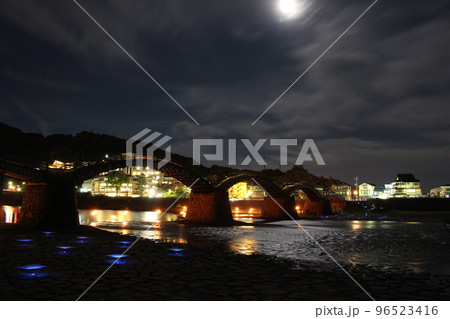 錦帯橋 日本観光！山口県岩国市横山　日本の四季　Kintaikyo Bridge 96523416