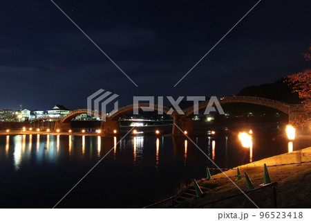錦帯橋 日本観光！山口県岩国市横山　日本の四季　Kintaikyo Bridge 96523418