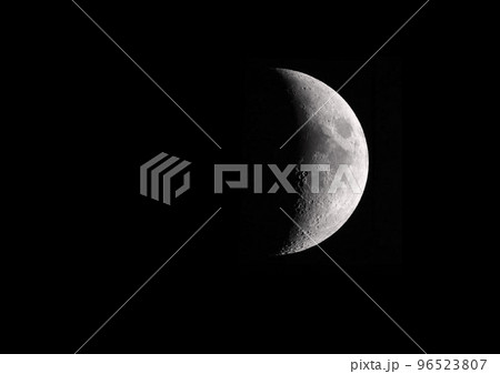 The moon in the night skyのイラスト素材 [96523807] - PIXTA