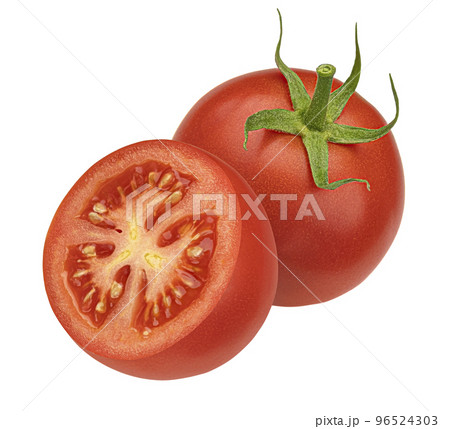 Cherry tomatoes isolated on white background, full depth of field 96524303