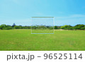 公園に浮かぶガラスブロック 96525114