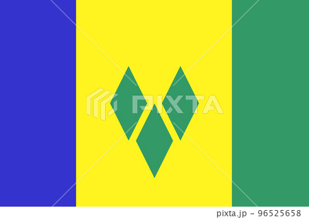 セントビンセント及びグレナディーン諸島　国旗