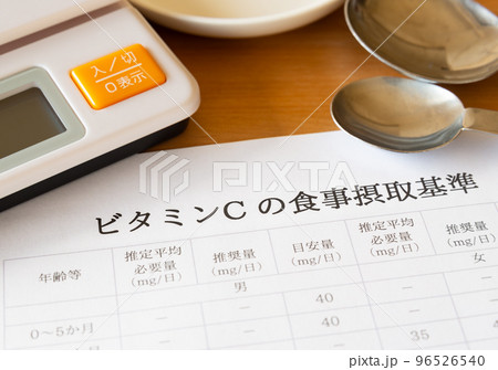 ビタミンCの食事摂取基準 水溶性ビタミン 健康管理 ビタミンCの食事摂取基準 水溶性ビタミン 健康管理 96526540