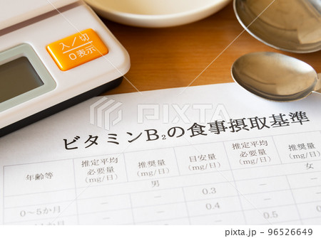 ビタミンB2の食事摂取基準 水溶性ビタミン 健康管理 ビタミンB2の食事摂取基準 水溶性ビタミン 健康管理 96526649