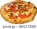 ピザ　トマト　マルゲリータ　食べ物　料理　透明背景素材 96527680