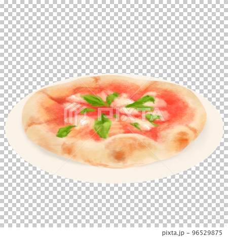 手描きのピザイラスト 手描きのピザイラスト 96529875