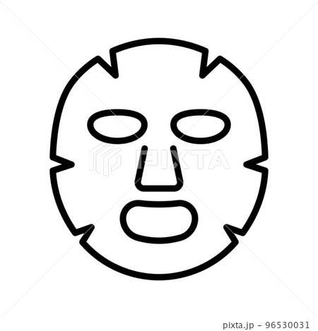 Facial sheet mask. Anti-aging nourishing facial sheet mask. Cosmetology and health care. Facial sheet mask. Anti-aging nourishing facial sheet mask. Cosmetology and health care. 96530031