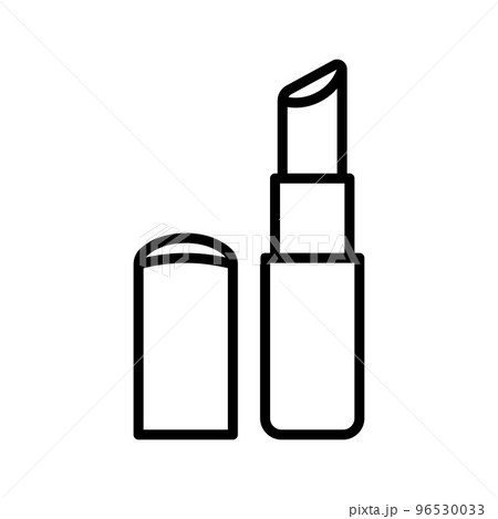 Lipstick icon. Pictogram isolated on a white background. 96530033