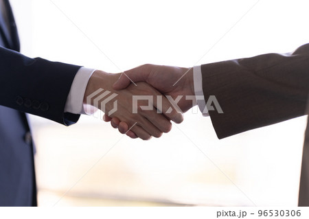 握手をする二人のビジネスマン 96530306