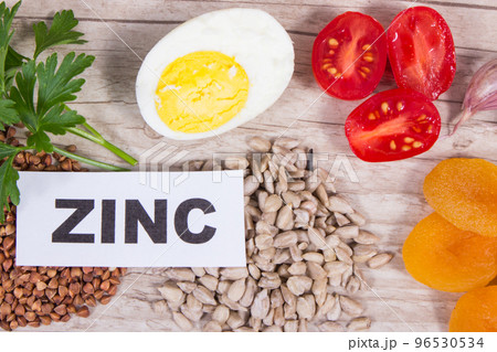 Ingredients containing natural zinc, fiber and other vitamins or minerals 96530534