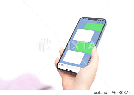 SNSでメッセージを確認するイメージ SNSでメッセージを確認するイメージ 96530822