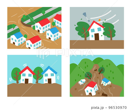 災害のイラスト 96530970
