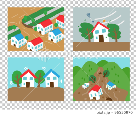 災害のイラスト 96530970