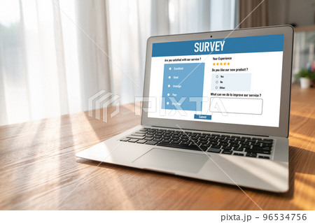 Online survey form for modish digital information collection 96534756