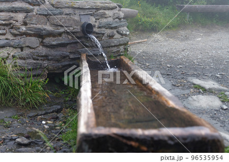 Hearty spring of water in Jesenik mountains. His name is deer spring. Hearty spring of water in Jesenik mountains. His name is deer spring. 96535954
