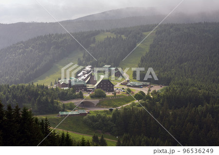 Mounatin hotel in Jesenik mountains. Ski and tourist centres in the Czech Republic Mounatin hotel in Jesenik mountains. Ski and tourist centres in the Czech Republic 96536249