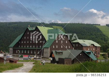 Mounatin hotel in Jesenik mountains. Ski and tourist centres in the Czech Republic Mounatin hotel in Jesenik mountains. Ski and tourist centres in the Czech Republic 96536253
