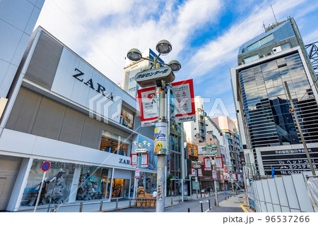 東京 渋谷区 渋谷センター街の都市風景 東京 渋谷区 渋谷センター街の都市風景 96537266