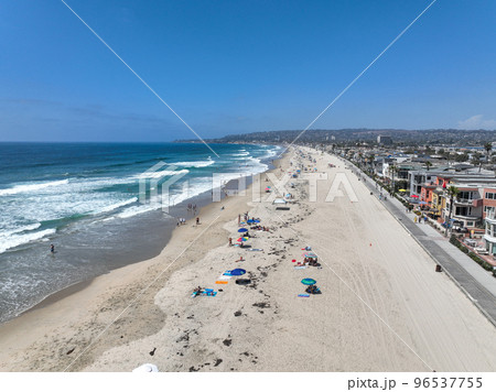 Aerial view of Mission Bay in San Diego, California. USA. Aerial view of Mission Bay in San Diego, California. USA. 96537755
