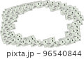 紙幣のフレーム 96540844