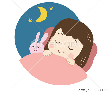 睡眠を眠る子どものイラスト 96541200
