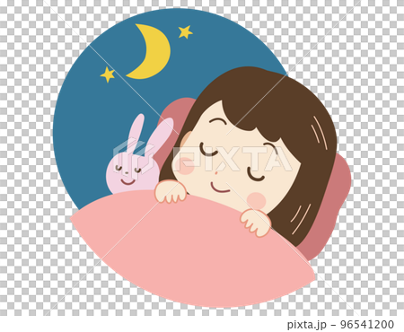 睡眠を眠る子どものイラスト 96541200
