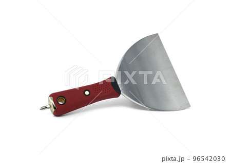 Drywall decorators knife isolated on white background 96542030