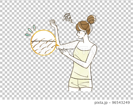 一個關心多餘手臂毛髮的女人 96543249