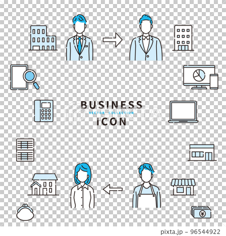 Business icon 96544922