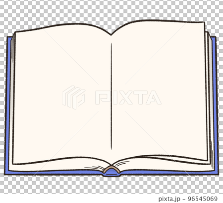 Open book illustration 96545069
