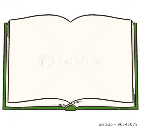 開いた本のイラスト 開いた本のイラスト 96545075