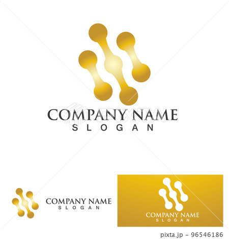 Molecule vector illustration design Molecule vector illustration design 96546186