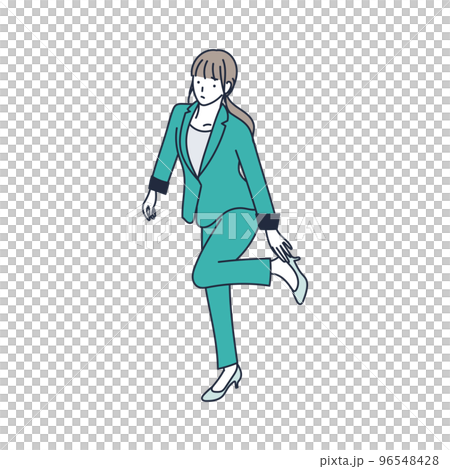 女人穿新鞋起水泡的插圖素材 96548428