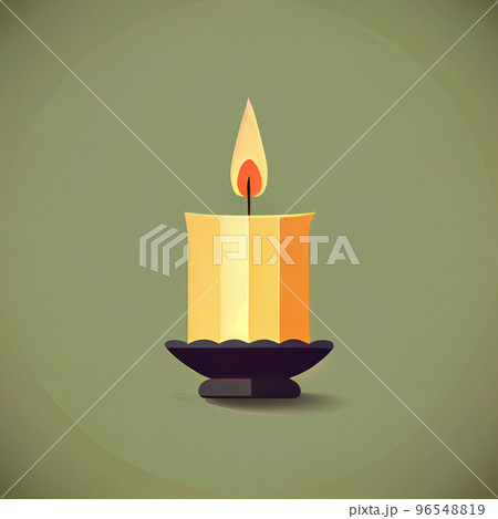 Flat Christmas Candle cartoon wallpaper. Modern flat design in winter. Minimalist winter wallpapers Flat Christmas Candle cartoon wallpaper. Modern flat design in winter. Minimalist winter wallpapers 96548819