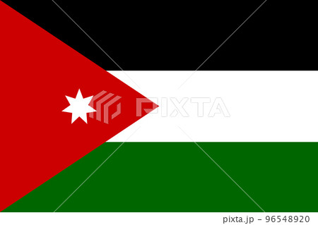 ヨルダン 国旗 ヨルダン 国旗 96548920