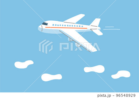 青空と飛行機 96548929