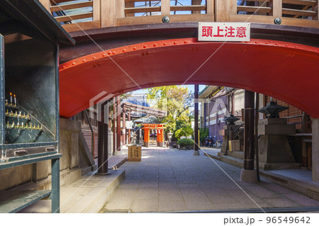 石切劔箭神社（石切神社）穂積神霊社　渡廊下橋 96549642