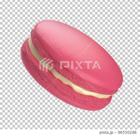 Strawberry flavored macaron 96550286