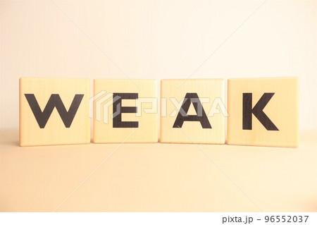 WEAK(弱い・弱点)の文字素材 WEAK(弱い・弱点)の文字素材 96552037