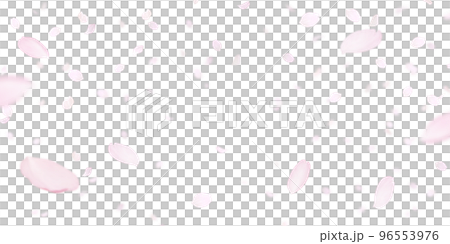 桜の花びら イラスト リアル 96553976