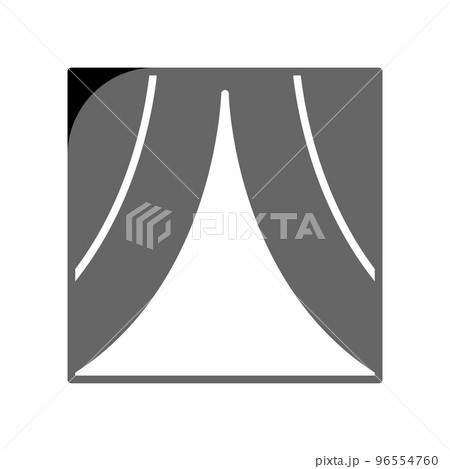 Illustration Vector graphic of curtain icon 96554760