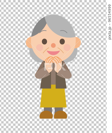 happy elderly woman 96554999