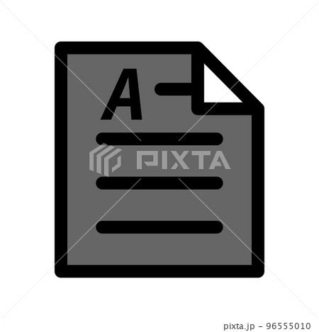 Illustration Vector Graphic of Document Icon Design 96555010