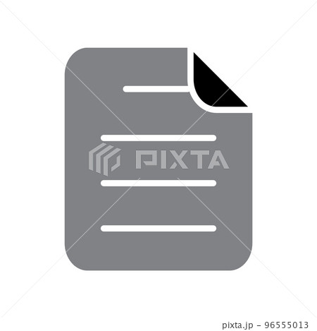 Illustration Vector Graphic of Document Icon Design 96555013