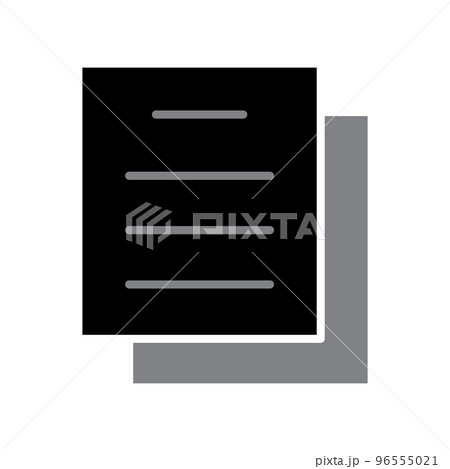 Illustration Vector Graphic of Document Icon Design Illustration Vector Graphic of Document Icon Design 96555021