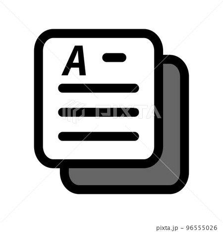 Illustration Vector Graphic of Document Icon Design Illustration Vector Graphic of Document Icon Design 96555026
