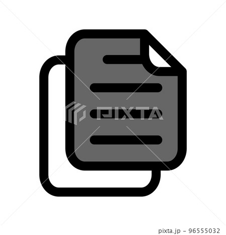 Illustration Vector Graphic of Document Icon Design Illustration Vector Graphic of Document Icon Design 96555032