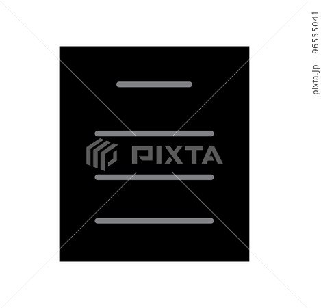 Illustration Vector Graphic of Document Icon Design Illustration Vector Graphic of Document Icon Design 96555041