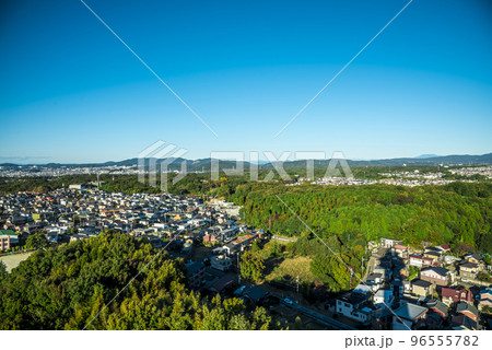 《愛知県》スカイワードあさひ展望室からの展望　森林公園方面 96555782